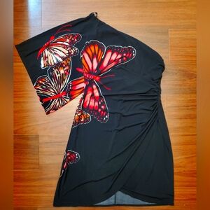 Bisou Bisou Butterfly sleeve dress